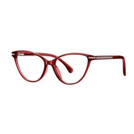 AABV Cat Eye Nearsighted Reading Glasses for Women Men Readers,Blue Light Blocking Spring Hinges Eyeglasses,Anti UV Ray/Glare/Eyestrain Computer Readers（Red,+2.50