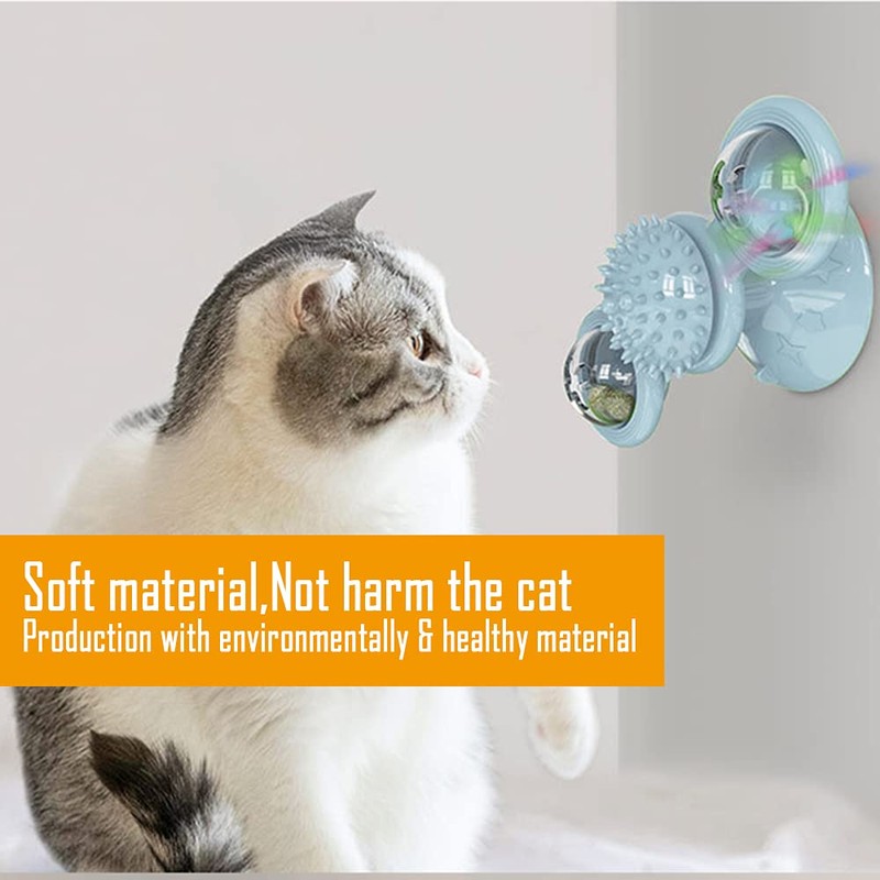 BPS BPS-10510 Windmill Interactive Cat Chew and Brush Teeth Toy