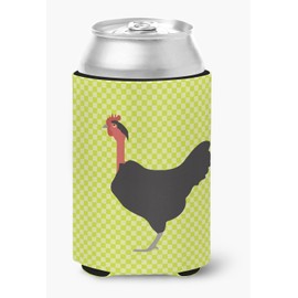 Caroline's Treasures BB7665CC Naked Neck Chicken Green Can or Bottle Hugger, Can Hugger, multicolor