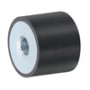 sourcing map 25 x 20mm M8 Thread Female Rubber Mounts,