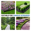 19.7Ft.Galvanized Steel Landscape Edging(6-Pack)-6"x39.4" Metal Garden Edging,7 Clips&Gloves,Hammer-in,No Dig,Rustproof,for Landscaping,Tree