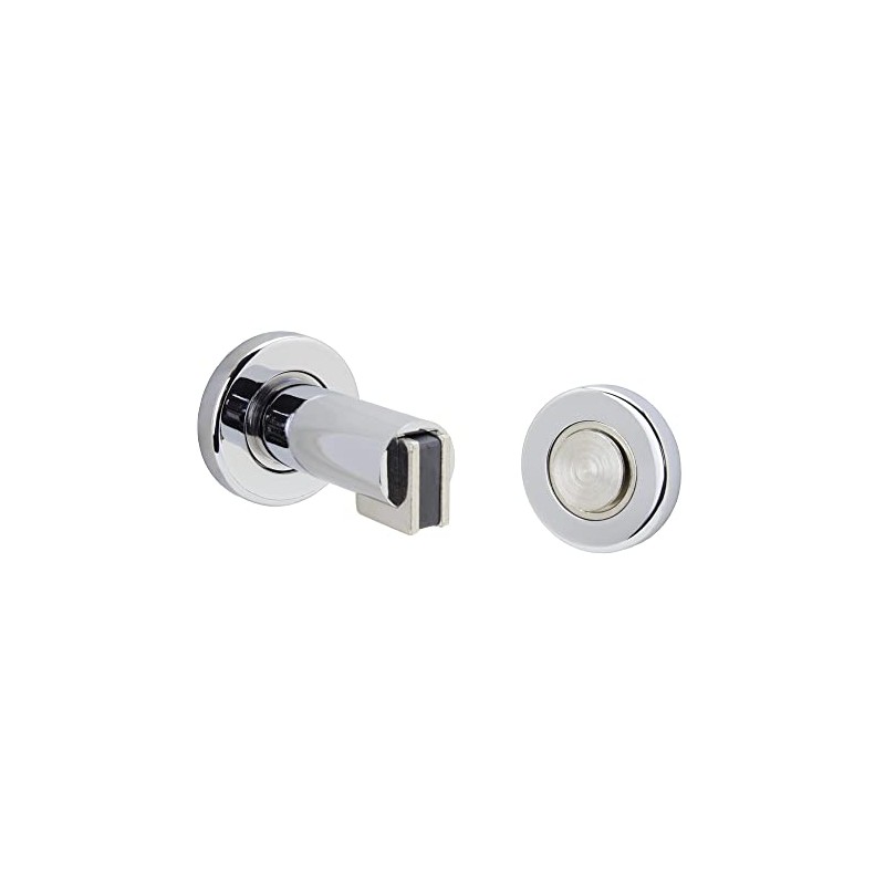 FPL Modern Door Stop/Holder and Magnetic Catch - Polished Chrome