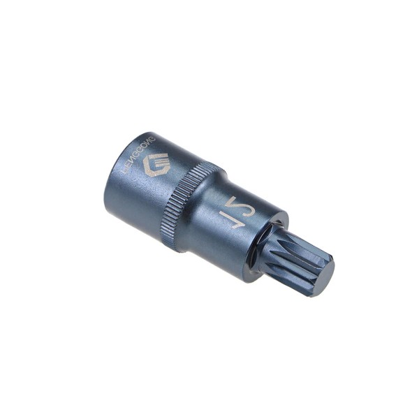 Peroup 1/2-Inch Drive x M12 Triple Square Spline Bit Socket