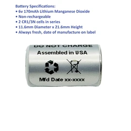 6v Battery for Pet Stop Collars