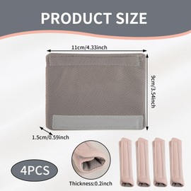 4 Pack Strap Covers, Strap Comfort Pads, Soft Face Pads, Breathable Silk Strap Cushions for Mask Strap Headgear Compatible with Most CPAP Headgear Straps Can Reduce The Tracks On The Face