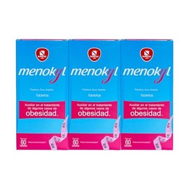 MENOKYL 60 Tabletas, Solución Natural en el tratamiento de algunos casos de Obesidad Exógena (3)