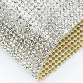 Private Label Hotfix Iron On Rhinestone Sheet-Crystal Clear-SS6 Rhinestones-Pa