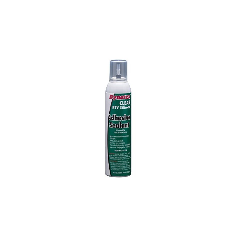 Dynatex 49274 RTV Silicone Adhesive Sealant, 8 oz Automatic Can,