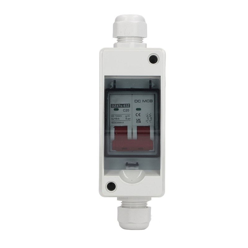 2P Miniature Circuit Breaker IP65 Waterproof Disconnect Switch for Solar