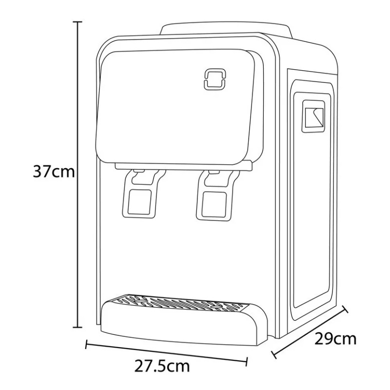 Dace Despachador De Agua Dace Eam06 Color Blanco
