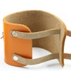HemeraPhit Adjustable Genuine Leather Wrist Wraps Weight Lifting Wrist Support