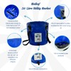 PBP "Bailey" Folding Utility Bucket, 30L Capacity, with Quick Hose