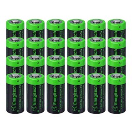 Enegitech CR123A Lithium Batteries Photo Non-Rechargeable Lithium Battery –3 Volt 123 Battery Lithium 10 Years Shelf Life-12Pack - Color: 24pack