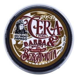 Cera Barba Y Bigote Indio Papago Aceite Bergamota Crecimiento