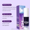 Tkekruh 2PC Toothpaste 30ml, Teeth Whitening Booster, Purple Toothpaste, Whitening