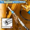 LANNIU Grease Gun Coupler Kit - 12000 PSI Strong Lock
