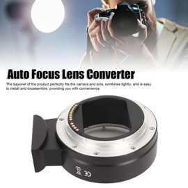 MENDUNER RF to EF Lens Adapter, EF to RF Adapter, Auto Focus Lens Mount Adapter, Aluminium Alloy and Copper, Auto Focus Lens Converter for RF R RP Ra R5 R6 R3 R5C R7 Camera, #911, briefcase