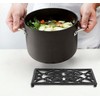 Sumnacon 2Pcs Rectangle 10 x 6.1 Inch Cast Iron Trivet
