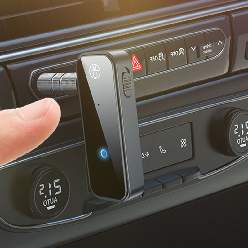 Bluetooth 5.0 Receiver 3.5mm Interface 2 in 1 AUX Adapter