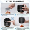 Electric Mason Jar Vacuum Sealer Kit for Wide-Mouth & Regular-Mouth
