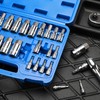 Mayouko 33PCS Master Hex Allen Bit Socket Set, S2 &