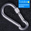 Toldoro® Niro AISI 316 V4A Stainless Steel Carabiner with Screw