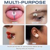 Wesiti 300 Pcs Clear Piercing Disc for Piercing Bump 3/5/7/9/11/13