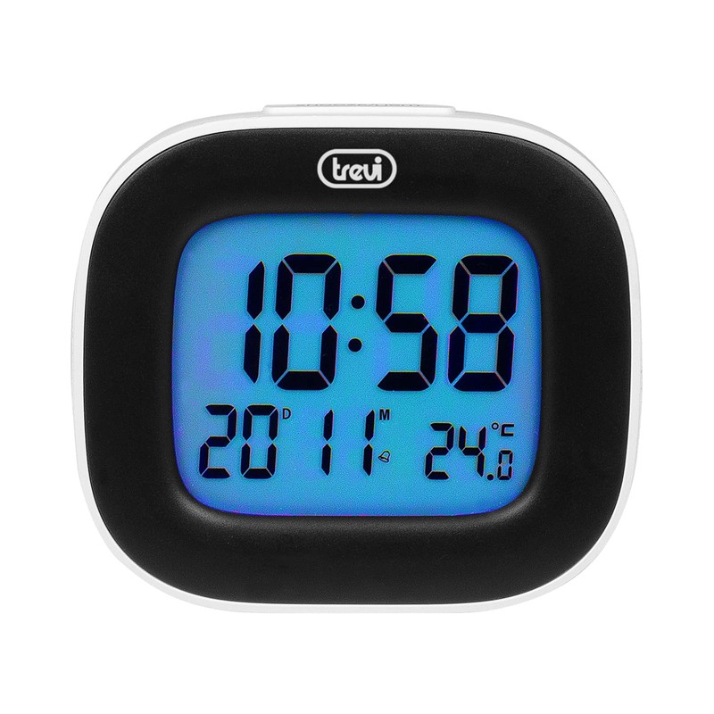 Trevi SLD 3875 Digital Clock with LCD Display, Alarm Clock,
