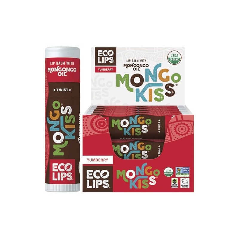 Eco Lips Mongo Kiss Yumberry Lip Balm 7 g (Pack
