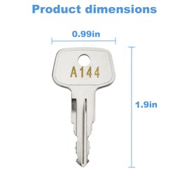 A144 SKS roof rack key for Yakima SKS Ski,Crossbars,Carrier Racks,Roof and Cargo Box.(Code A144)