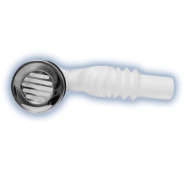 FLEXIMATIC 2932A Céspol Práctico flexible tipo "P" con rejilla cubierta de acero inoxidable, extensión 55 cm para lavabo