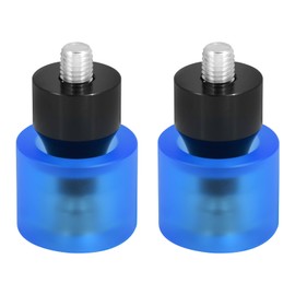 Motorcycle Crash Bar Decorative Wheel M12 Screw Kit for Engine Guards and Saddlebag Guards Fit for Harley Touring Street Glide Road Glide Road King Electra Ultra Models (Blue and Black)