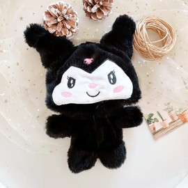 niannyyhouse 20cm Doll Clothes Bodysuits + Packets for Plush Doll Clothes Black Devil Clothes Cotton Doll Clothes Dress Up Doll Baby Clothes (black)