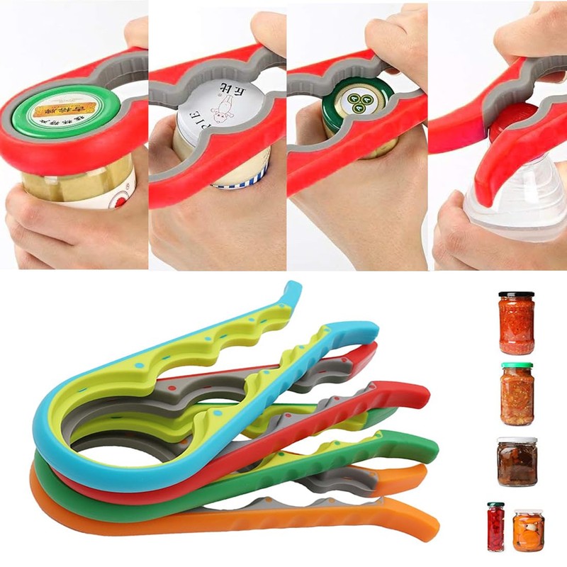 Jar Opener, Bottle Openers Ring Pull Can Opener aid for