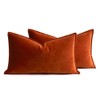 MIULEE Pack of 2 Decorative Velvet Throw Pillow Covers Soft