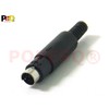 POPESQ® A6357 Male DIN Mini 6-Pin Solderable to Cable Pack