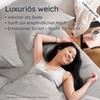 Bambaw fitted sheet, 90 x 190 cm, bamboo, 35 cm