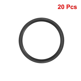 sourcing map O-Rings Gasket Rubber 31 mm Outer Diameter 24.8 mm Inner Diameter 3.1 mm Pack of 20