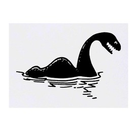 'Loch Ness Monster' Temporary Tattoo - Water Resistant, Skin-Safe, Non-Toxic Transfer (TO00029565)