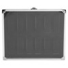 12 Grids Aluminum Watch Display Storage Box Rectangular Suede Side