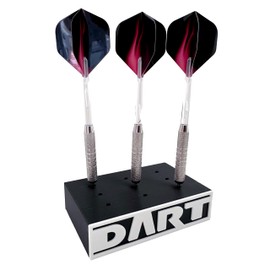 The Good Idea | Dart Holder Tabletop & Wall Mount – Premium Freestanding Organizer for Steel & Soft Tip Darts - Rack for 3 Sets / 9 Darts – Compact Display Design for Home & Game Rooms – UK Made
