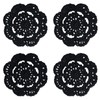 Phantomon Lace Round Crochet Doilies Handmade Coasters, 4-Inch, Pack of