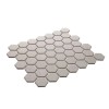 Daltile Nova Falls Gray 10in x 12in Glazed Ceramic Hexagon