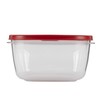 Rubbermaid Easy Find Lids Food Storage Container, 14 Cup, Racer