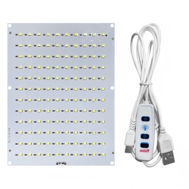 Upgrated for Bambu CMYK Lithophane LED Backlight Board Kit, 120 Lamp Beads with Adjustable Brightness for Bambu Lab A1/A1 Mini Combo/P1S/P1P/X1C/X1E AMS 3D Printer, CMYK Lithophane Light Panel