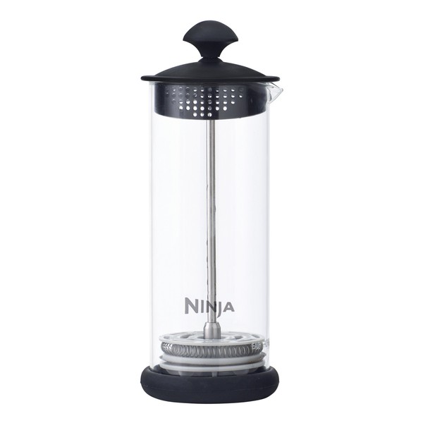 Ninja Coffee Bar Easy Milk Frother with Press Froth Technology, 5 oz. Clear/Black