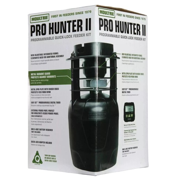 Moultrie Pro Hunter II Feeder Kit - 6 Volt Deer