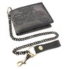 Jockey Club Genuine Leather Biker Wallet Horizontal Hunter Leather Motorcycle