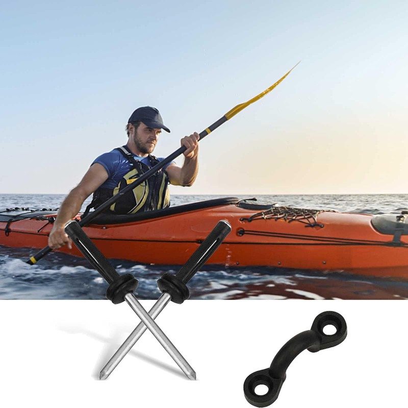 KEGOBA Kayak Tie Down Loops with Stainless Steel Rivets –