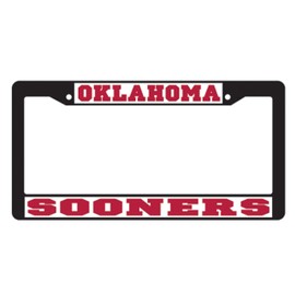 Craftique Oklahoma Plate_Frame (Black Plate Frame OK Sooners (17506))